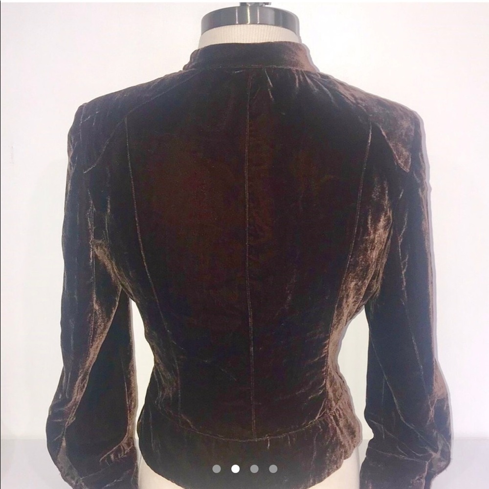 EDWARD Brand Vintage Velvet Jacket Size Small - Picture 2 of 5